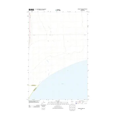 2013 Map of Mosquito Creek, 2013 Print
