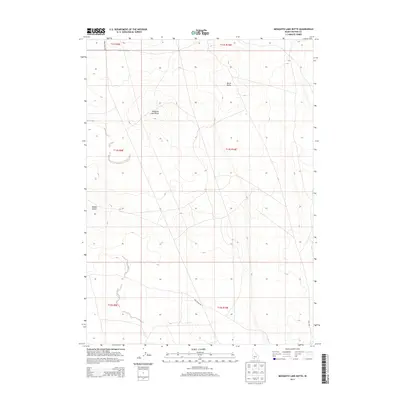 2013 Map of Mosquito Lake Butte, 2013 Print