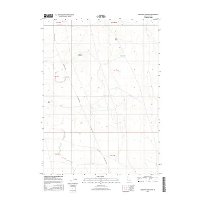2017 Map of Mosquito Lake Butte, 2017 Print