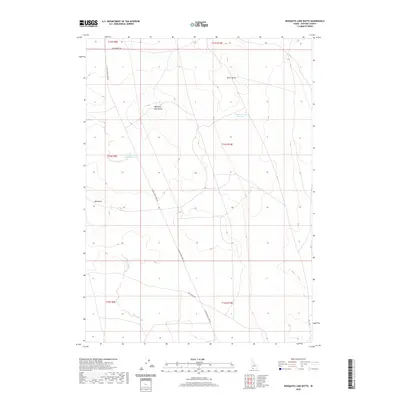 2020 Map of Mosquito Lake Butte, 2020 Print