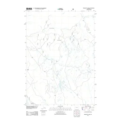 2012 Map of Mosquito Lake, 2012 Print