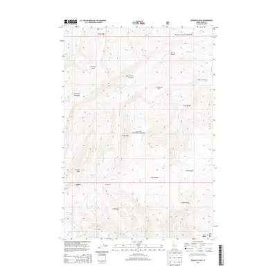 2013 Map of Mosquito Peak, 2013 Print