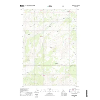 2020 Map of Mosquito Peak, 2020 Print