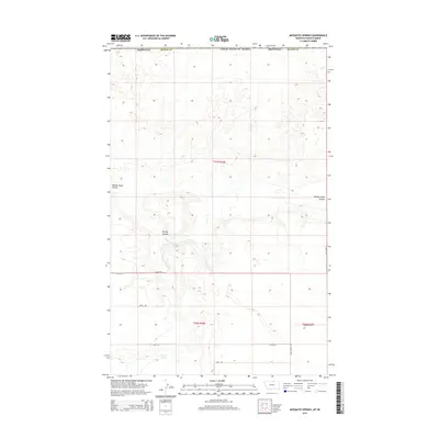 2014 Map of Mosquito Springs, 2014 Print