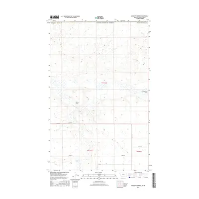 2017 Map of Mosquito Springs, 2017 Print