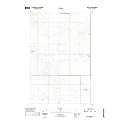 2020 Map of Mosquito Springs, 2020 Print