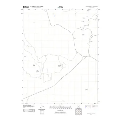 2011 Map of Moss Back Butte, 2011 Print