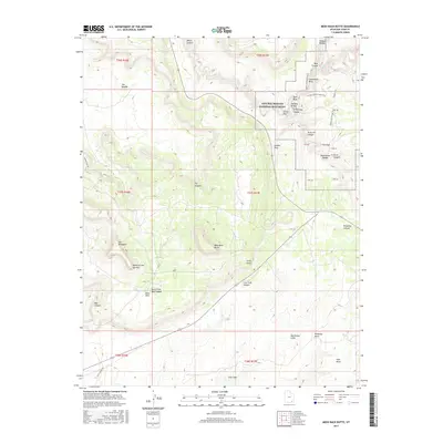 2017 Map of Moss Back Butte, 2017 Print