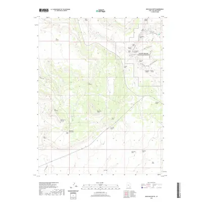 2020 Map of Moss Back Butte, 2020 Print
