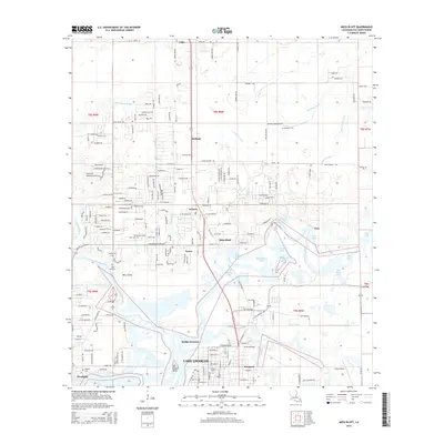 2015 Map of Moss Bluff, 2015 Print