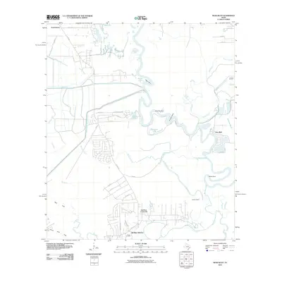2010 Map of Moss Bluff, 2010 Print