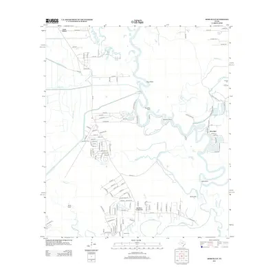 2013 Map of Moss Bluff, 2013 Print