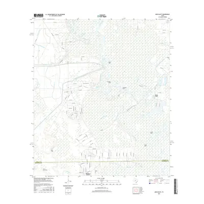 2016 Map of Moss Bluff, 2016 Print