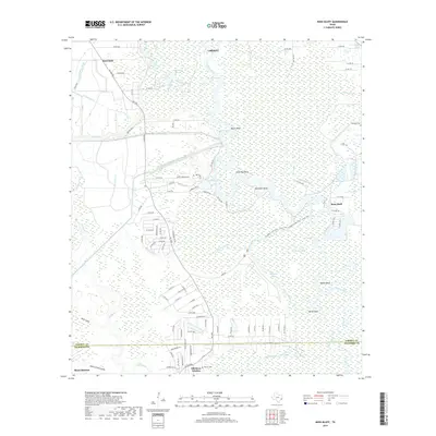 2019 Map of Moss Bluff, 2019 Print