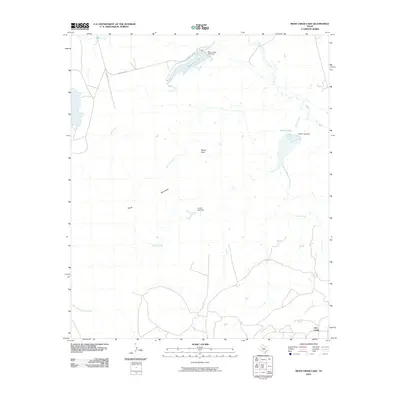 2010 Map of Moss Creek Lake, 2010 Print