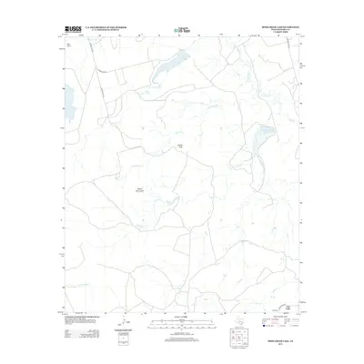 2012 Map of Moss Creek Lake, 2012 Print