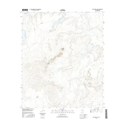 2016 Map of Moss Creek Lake, 2016 Print