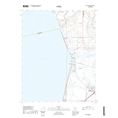 2018 Map of Moss Landing, 2018 Print