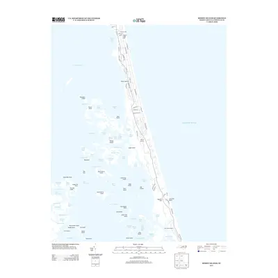 2013 Map of Mossey Islands, 2013 Print