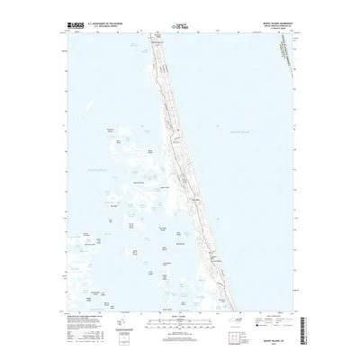 2016 Map of Mossey Islands, 2016 Print