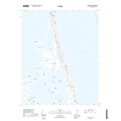 2019 Map of Mossey Islands, 2019 Print