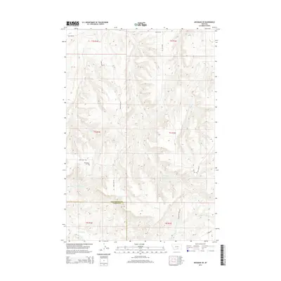 2014 Map of Mossmain SW, 2014 Print