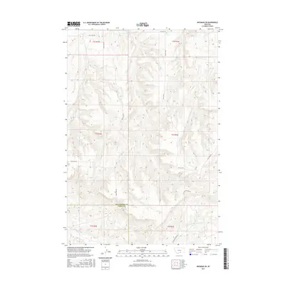 2017 Map of Mossmain SW, 2017 Print
