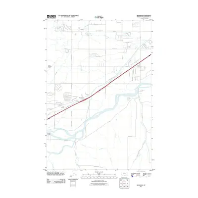 2011 Map of Mossmain, 2011 Print