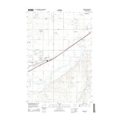 2014 Map of Mossmain, 2014 Print