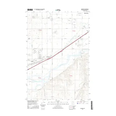 2017 Map of Mossmain, 2017 Print