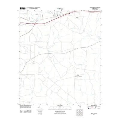 2012 Map of Mossy Head, 2012 Print