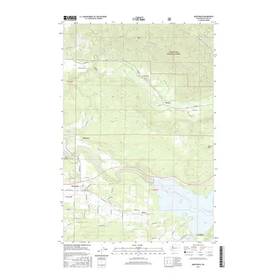 2017 Map of Mossyrock, 2017 Print