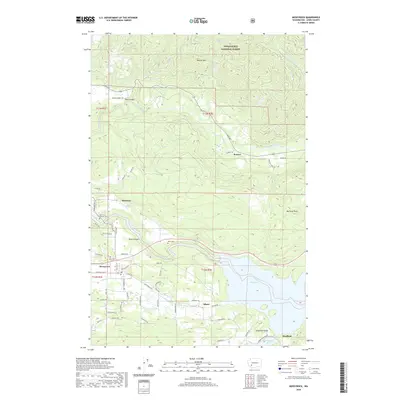 2020 Map of Mossyrock, 2020 Print