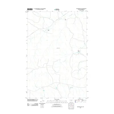 2011 Map of Mother Butte, 2011 Print
