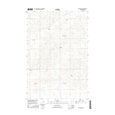 2017 Map of Mother Butte, 2017 Print