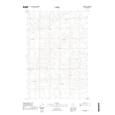 2020 Map of Mother Butte, 2020 Print