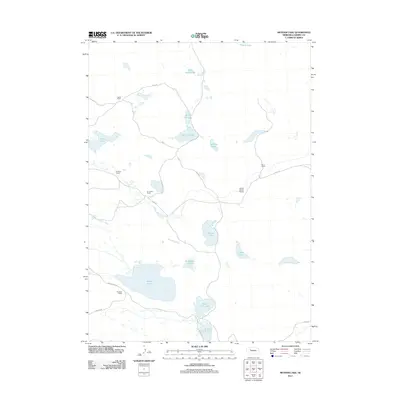 2011 Map of Mother Lake, 2011 Print