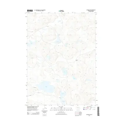 2014 Map of Mother Lake, 2014 Print
