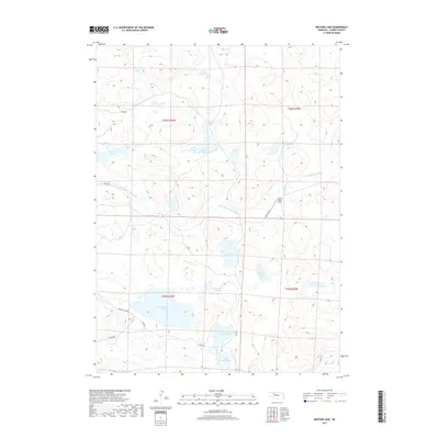 2017 Map of Mother Lake, 2017 Print