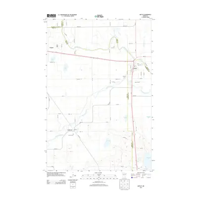 2013 Map of Motley, 2013 Print