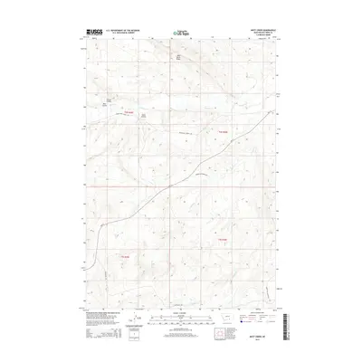 2014 Map of Mott Creek, 2014 Print