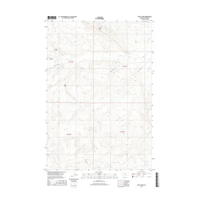 2017 Map of Mott Creek, 2017 Print