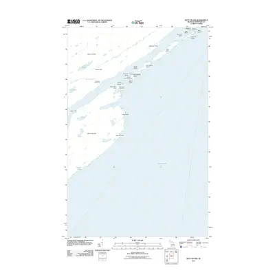 2011 Map of Mott Island, 2011 Print