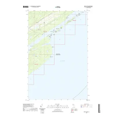 2019 Map of Mott Island, 2019 Print