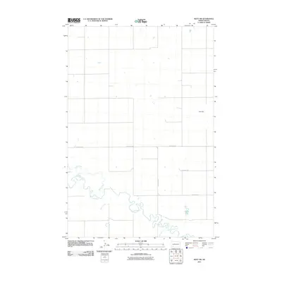 2011 Map of Mott NW, 2011 Print