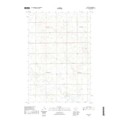 2020 Map of Mott NW, 2020 Print