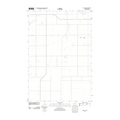 2011 Map of Mott SW, 2011 Print