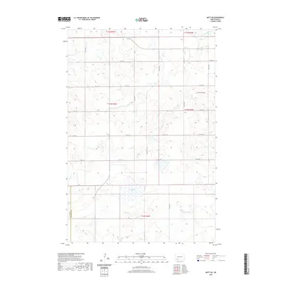 2020 Map of Mott SW, 2020 Print