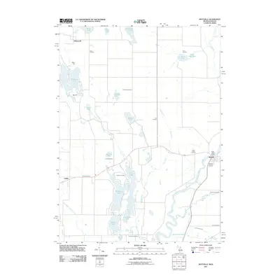 2011 Map of Mottville, 2011 Print