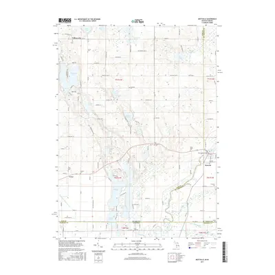 2017 Map of Mottville, 2017 Print